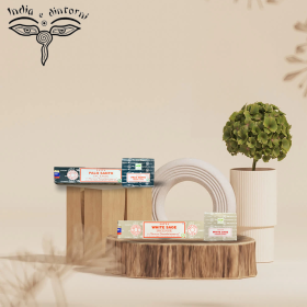 Set Salvia bianca e Palo Santo Satya